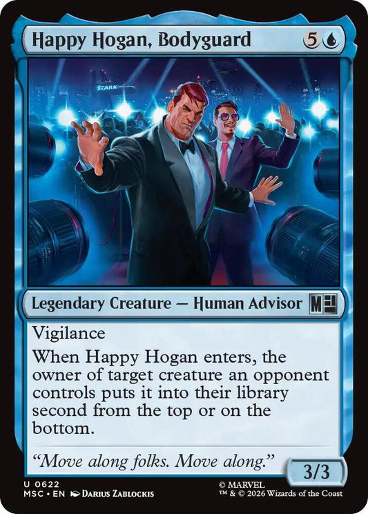 Happy Hogan, Bodyguard 622 (Commander: Marvel Super Heroes)  - Foil