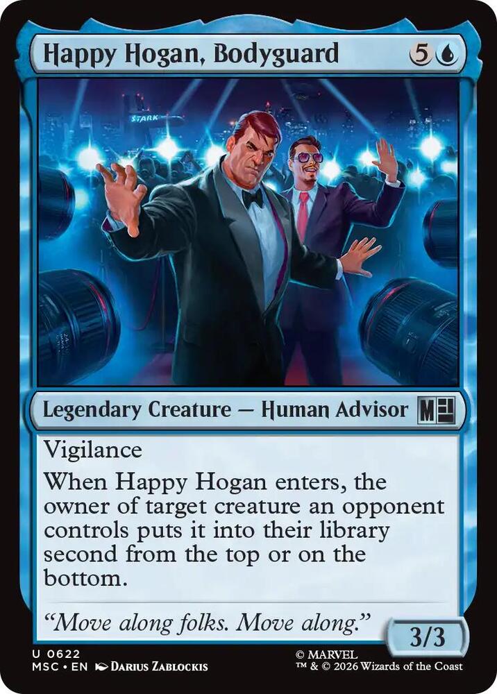 Happy Hogan, Bodyguard 622 (Commander: Marvel Super Heroes)  - Foil