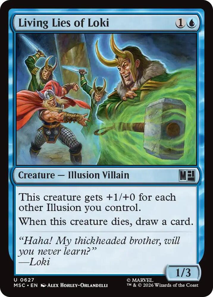Living Lies of Loki 627 (Commander: Marvel Super Heroes)  - Foil