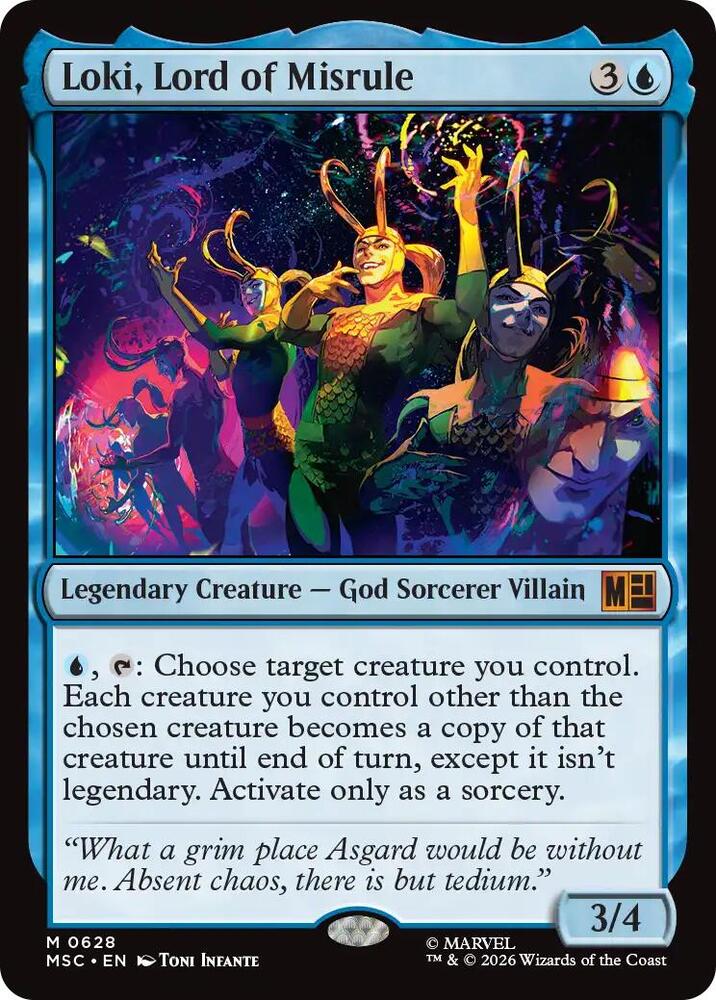 Loki, Lord of Misrule 628 (Commander: Marvel Super Heroes) 