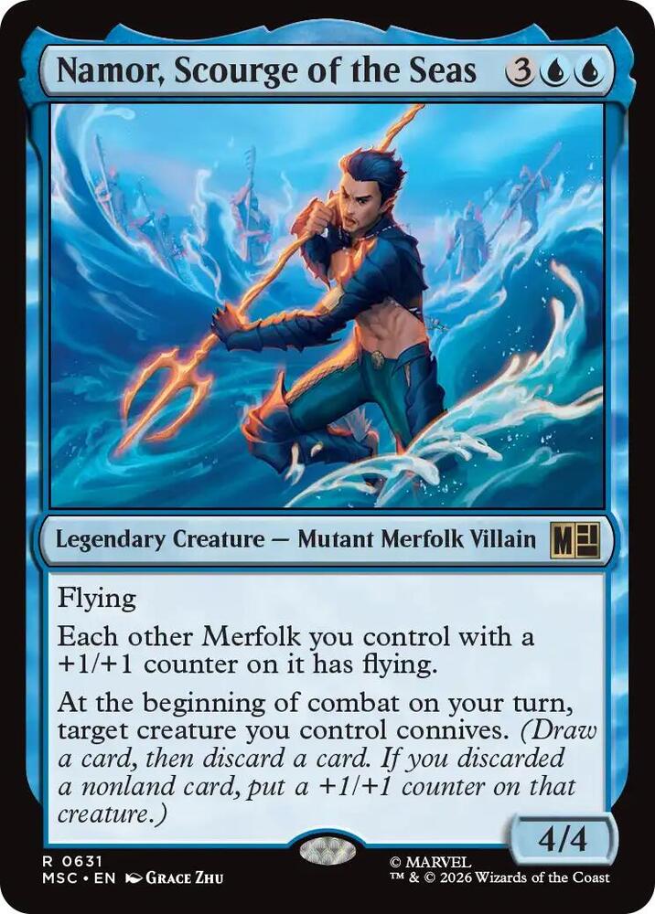 Namor, Scourge of the Seas 631 (Commander: Marvel Super Heroes)  - Foil