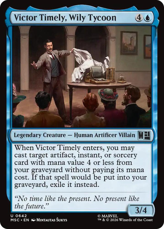 Victor Timely, Wily Tycoon 642 (Commander: Marvel Super Heroes)  - Foil