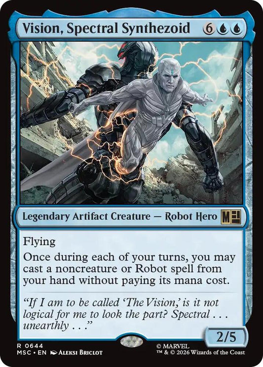 Vision, Spectral Synthezoid 644 (Commander: Marvel Super Heroes)  - Foil