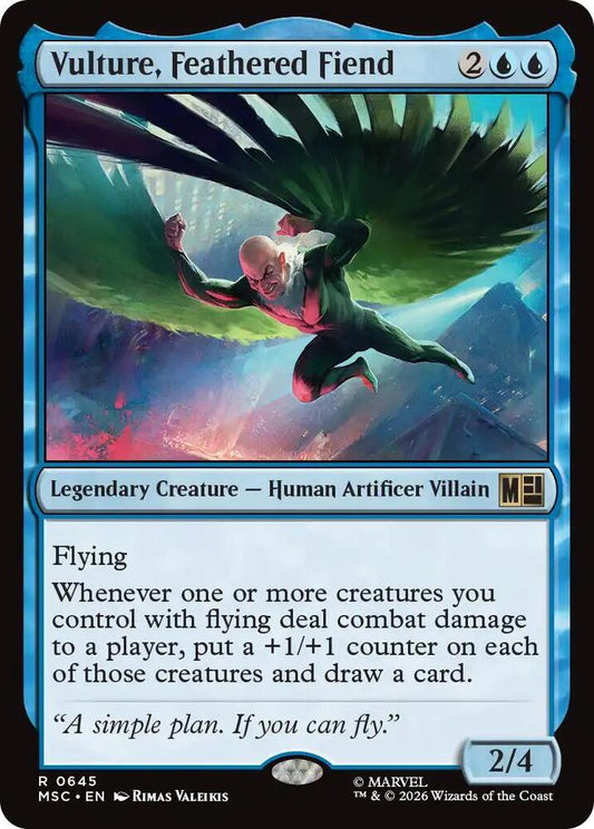 Vulture, Feathered Fiend 645 (Commander: Marvel Super Heroes) 