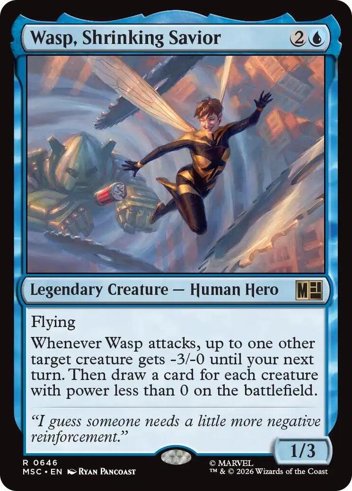 Wasp, Shrinking Savior 646 (Commander: Marvel Super Heroes)  - Foil