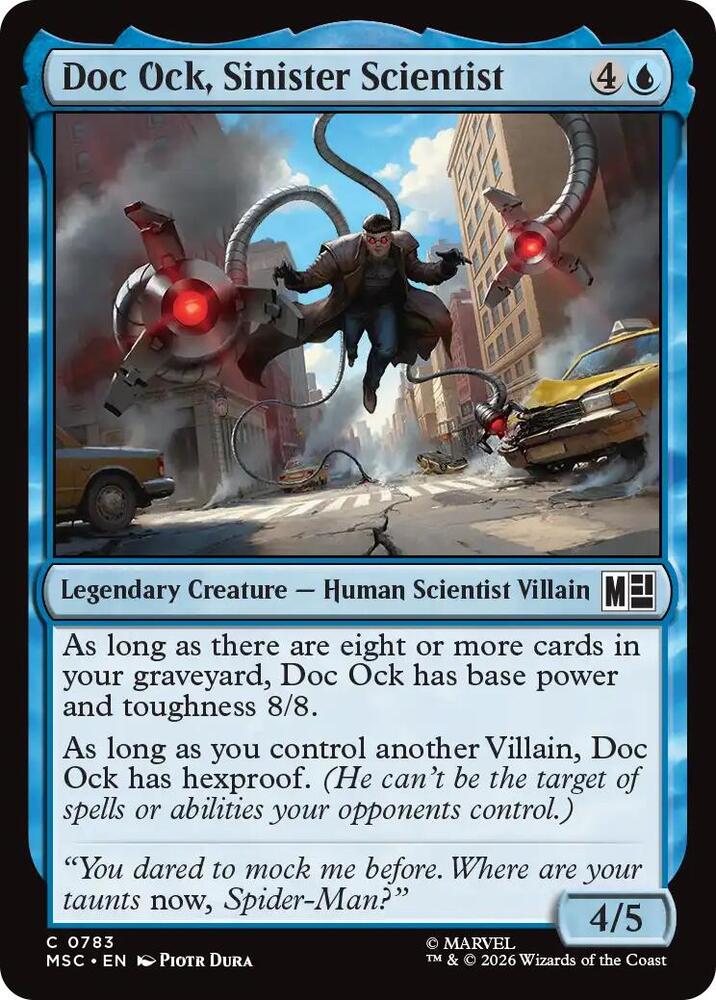 Doc Ock, Sinister Scientist 783 (Commander: Marvel Super Heroes)  - Foil