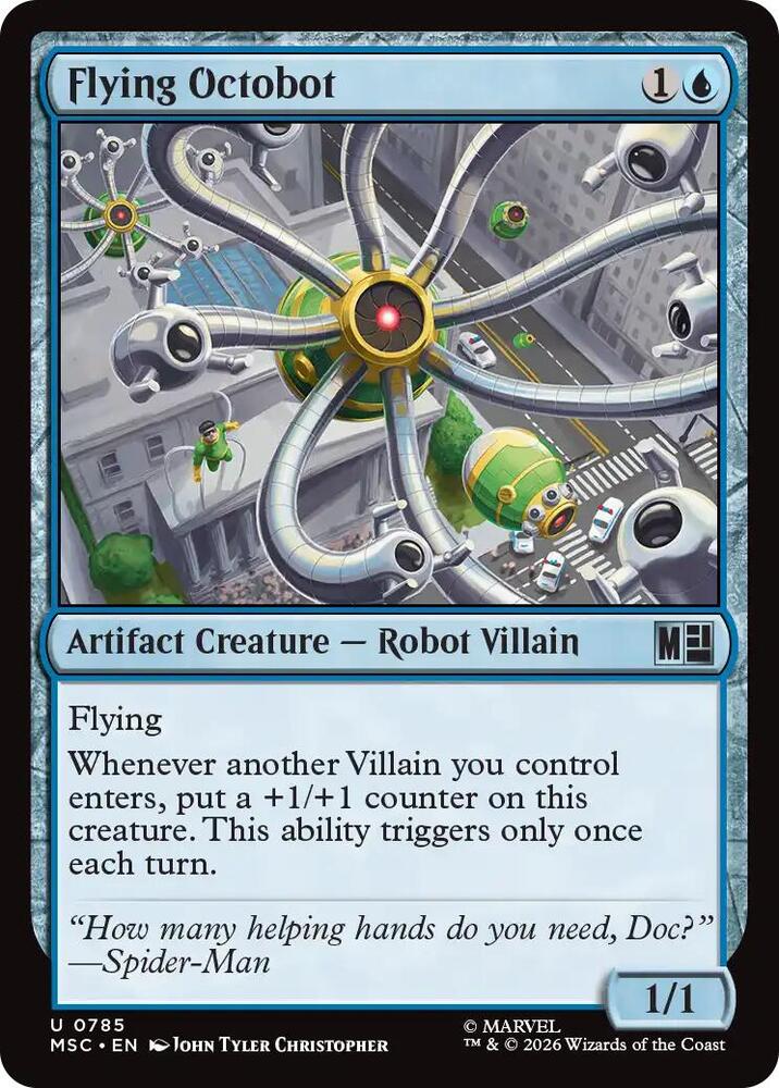 Flying Octobot 785 (Commander: Marvel Super Heroes)  - Foil