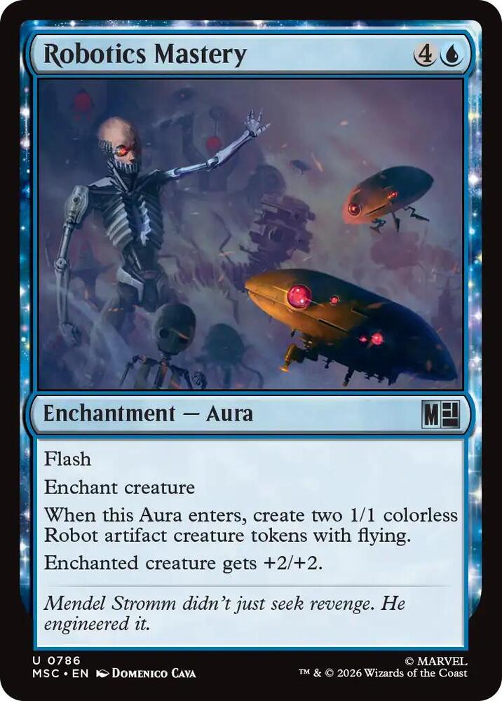Robotics Mastery 786 (Commander: Marvel Super Heroes)  - Foil