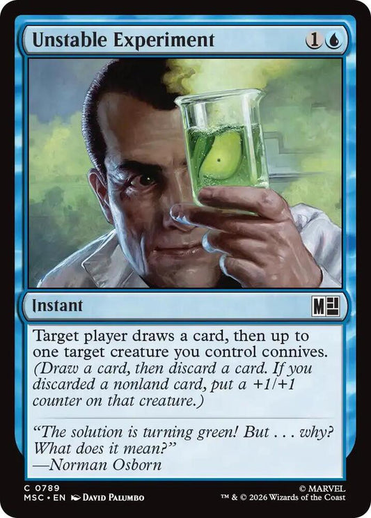 Unstable Experiment 789 (Commander: Marvel Super Heroes)  - Foil