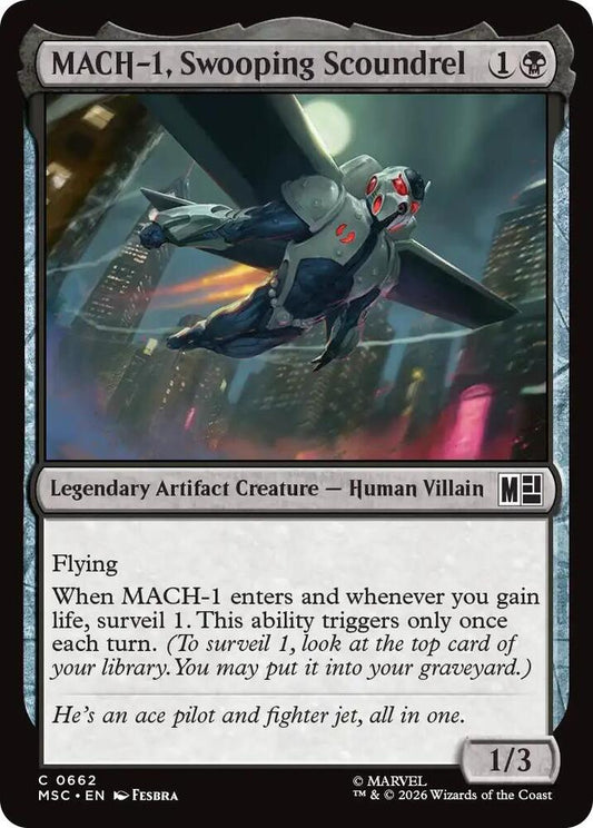 MACH-1, Swooping Scoundrel 662 (Commander: Marvel Super Heroes)  - Foil
