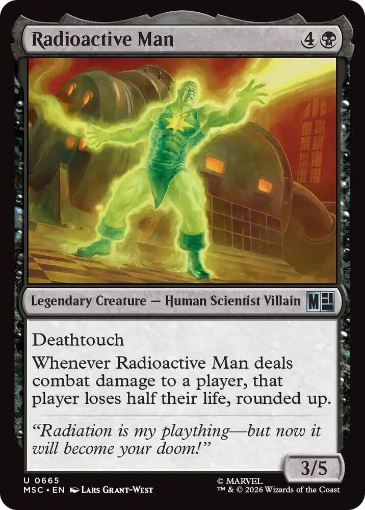 Radioactive Man 665 (Commander: Marvel Super Heroes)  - Foil