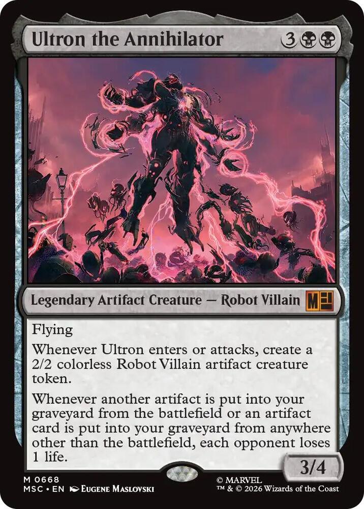 Ultron the Annihilator 668 (Commander: Marvel Super Heroes) 