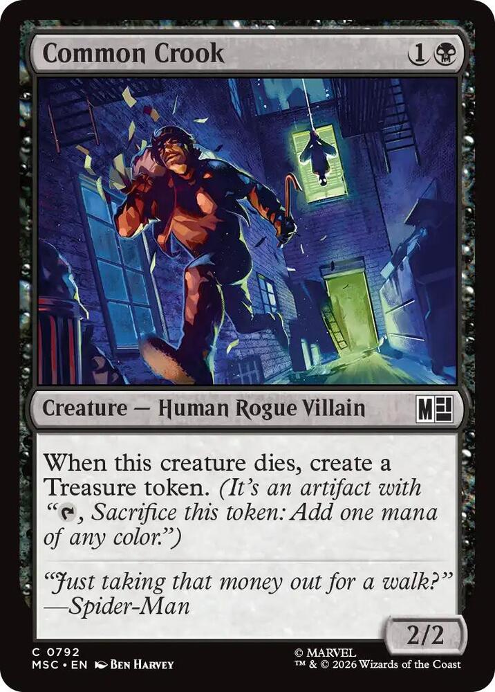 Common Crook 792 (Commander: Marvel Super Heroes)  - Foil