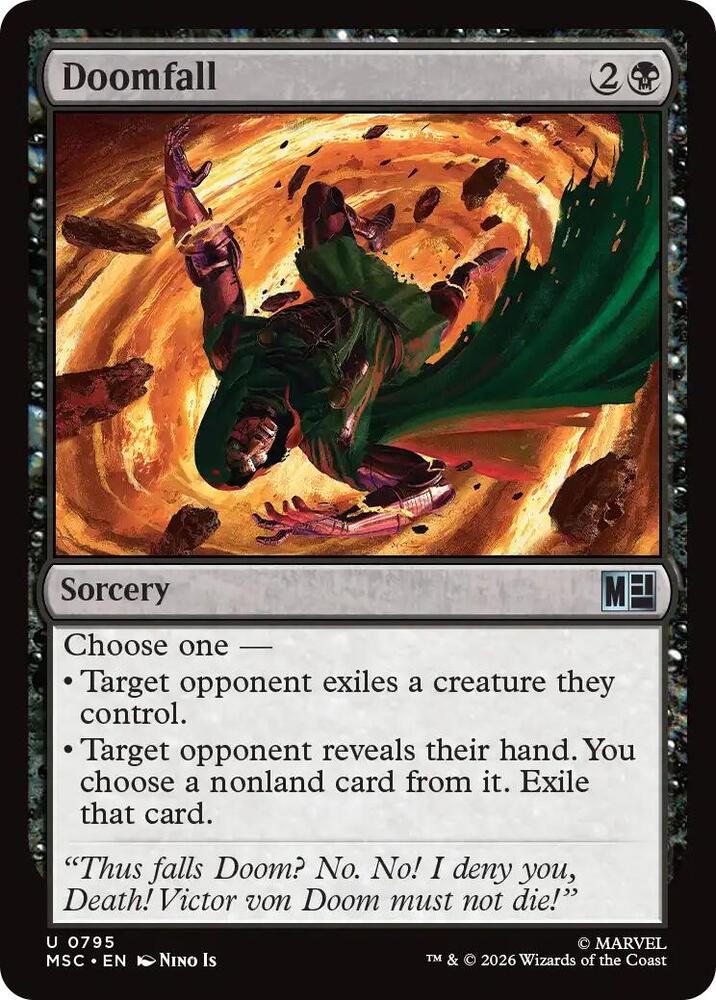 Doomfall 795 (Commander: Marvel Super Heroes)  - Foil