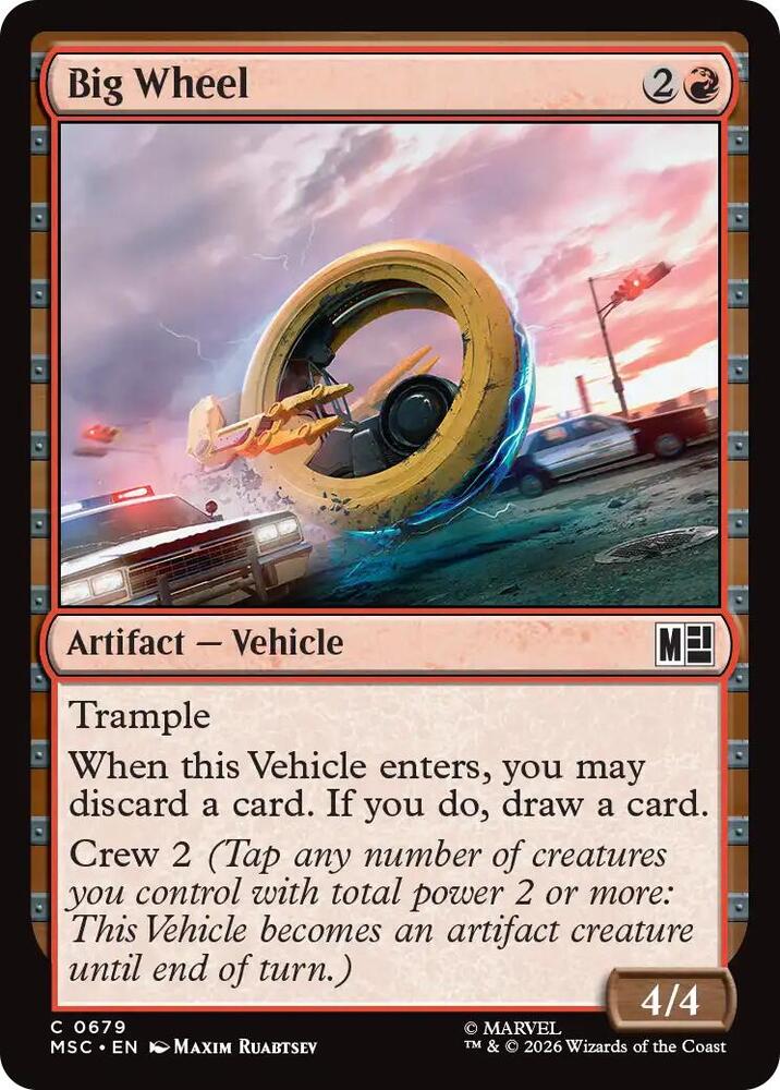 Big Wheel 679 (Commander: Marvel Super Heroes)  - Foil
