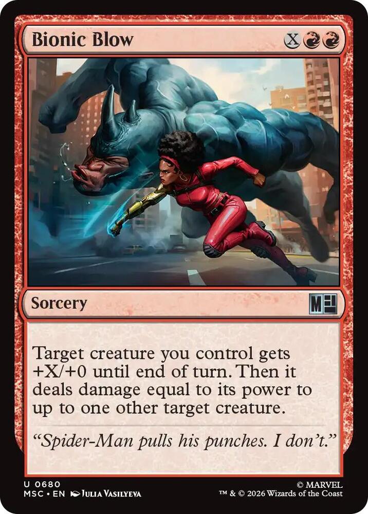 Bionic Blow 680 (Commander: Marvel Super Heroes)  - Foil
