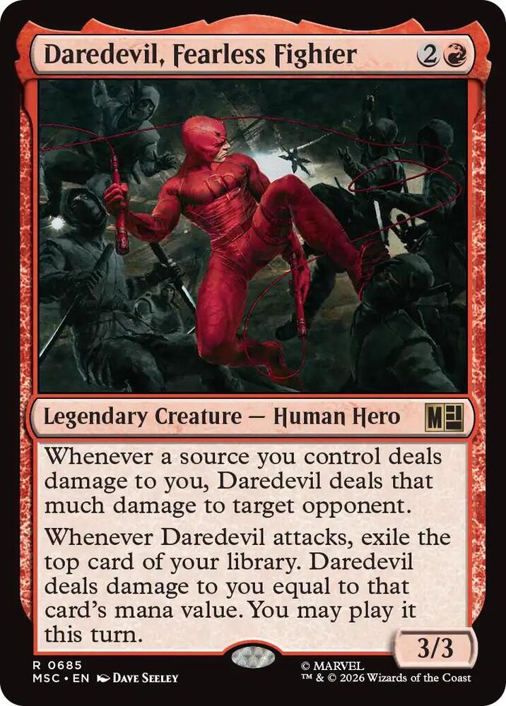Daredevil, Fearless Fighter 685 (Commander: Marvel Super Heroes) 