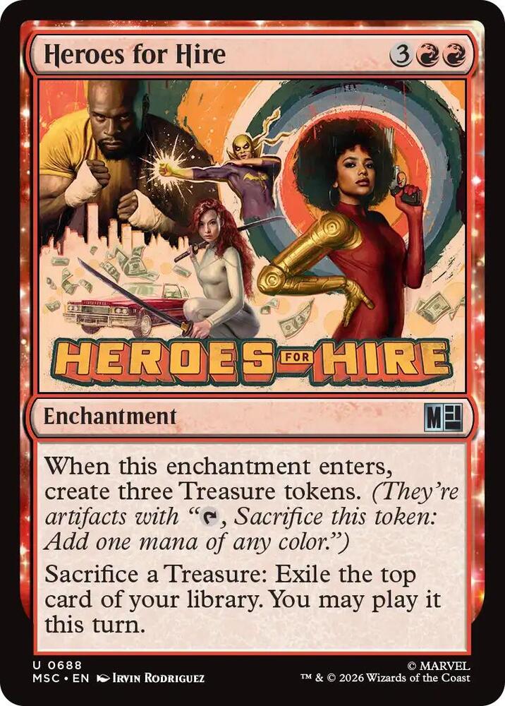 Heroes for Hire 688 (Commander: Marvel Super Heroes)  - Foil