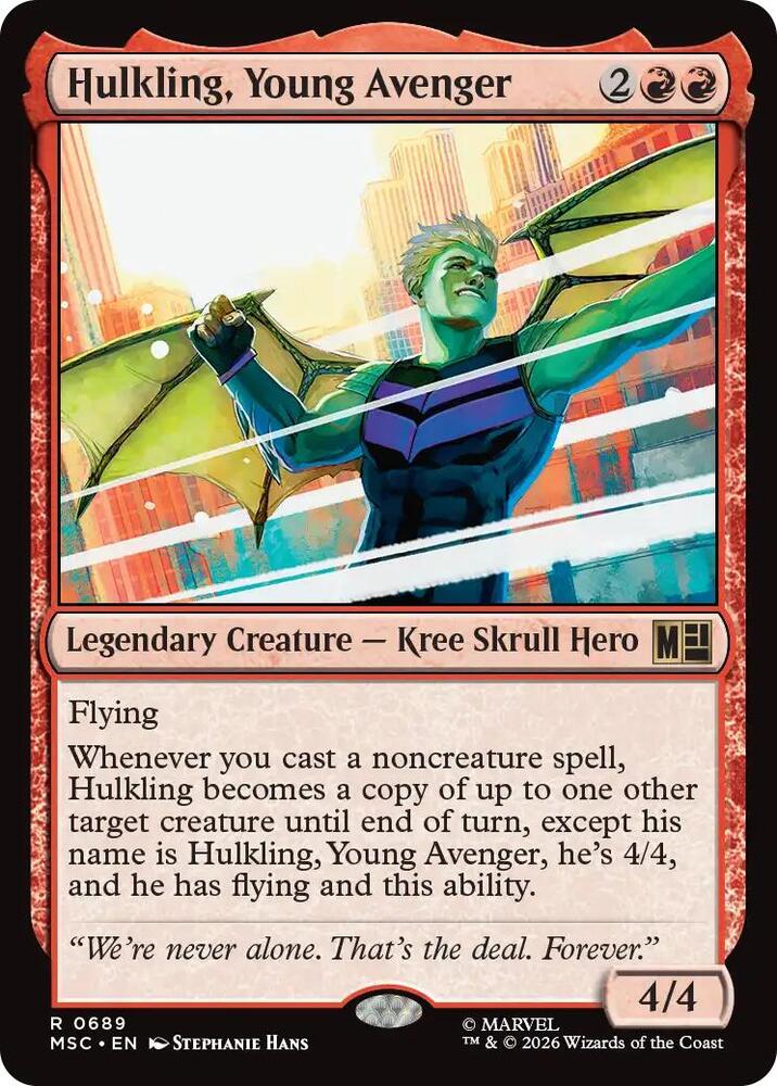 Hulkling Young Avenger 689 (Commander: Marvel Super Heroes)  - Foil