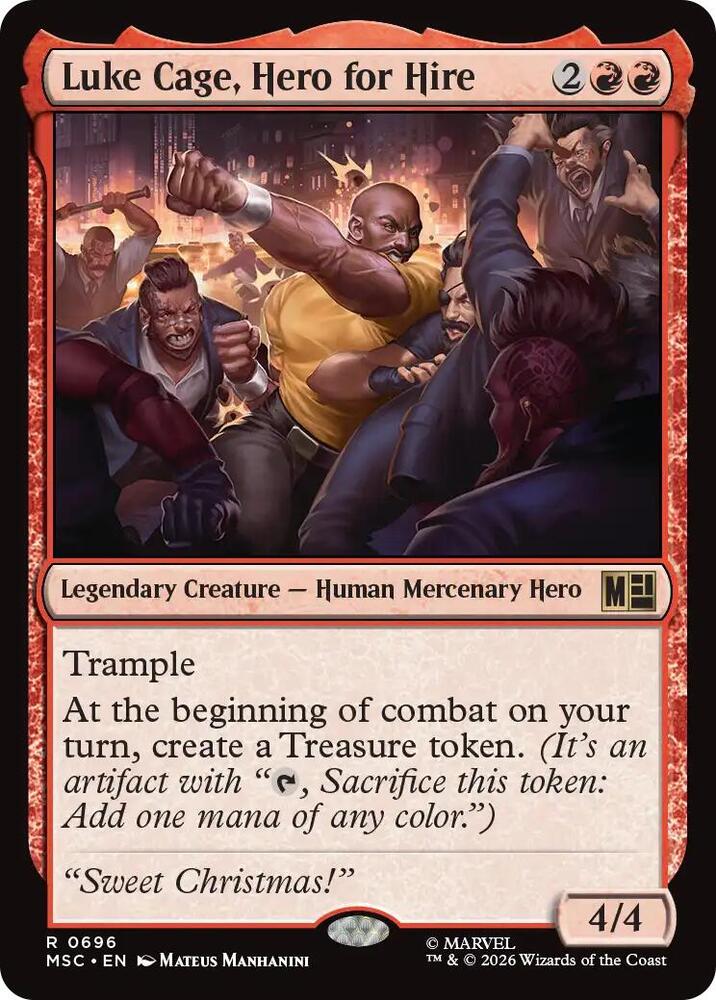Luke Cage, Hero for Hire 696 (Commander: Marvel Super Heroes)  - Foil