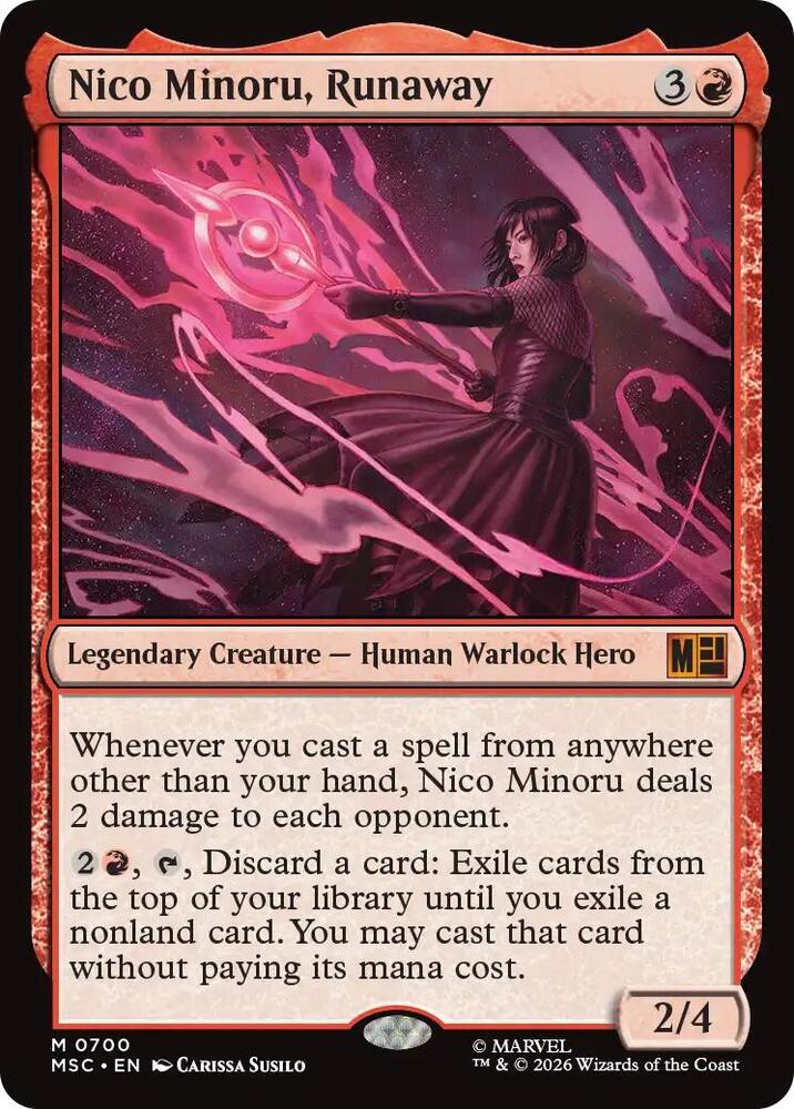 Nico Minoru, Runaway 700 (Commander: Marvel Super Heroes)  - Foil