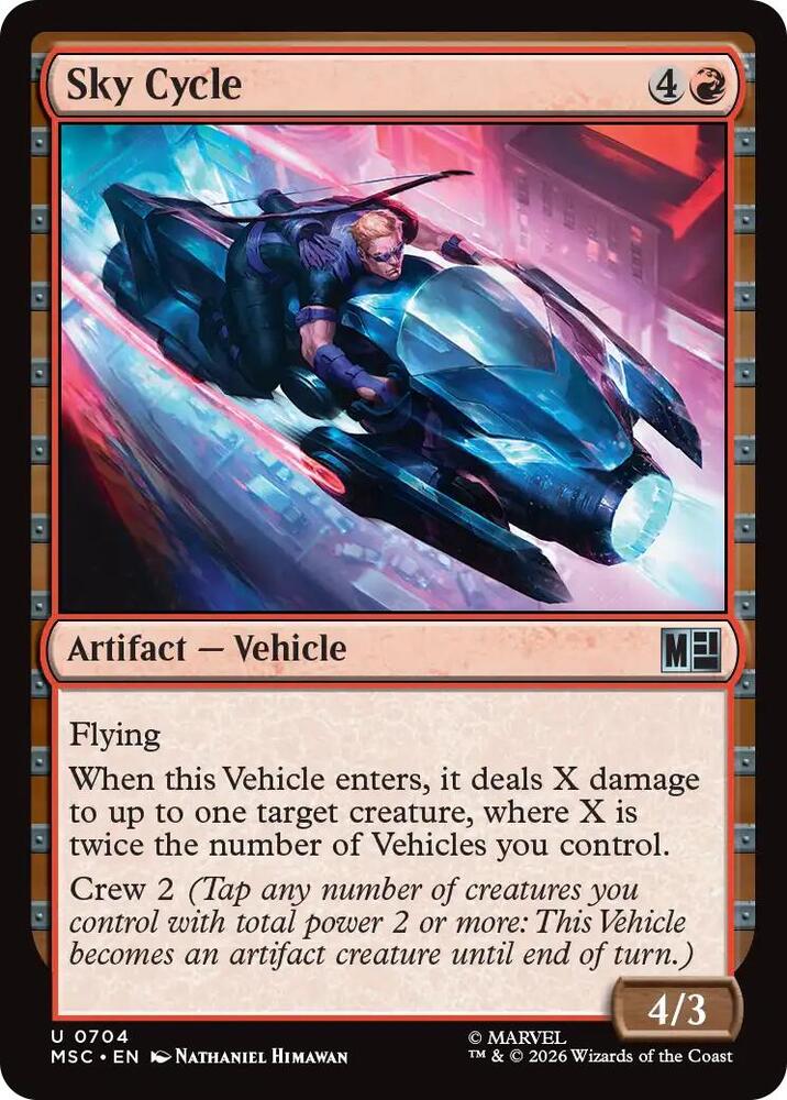 Sky Cycle 704 (Commander: Marvel Super Heroes)  - Foil