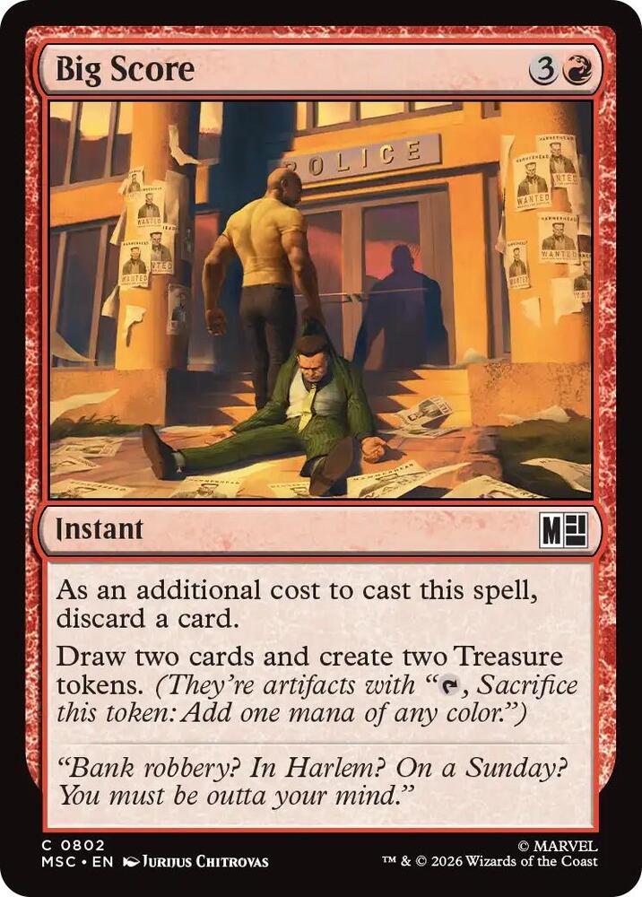 Big Score 802 (Commander: Marvel Super Heroes)  - Foil