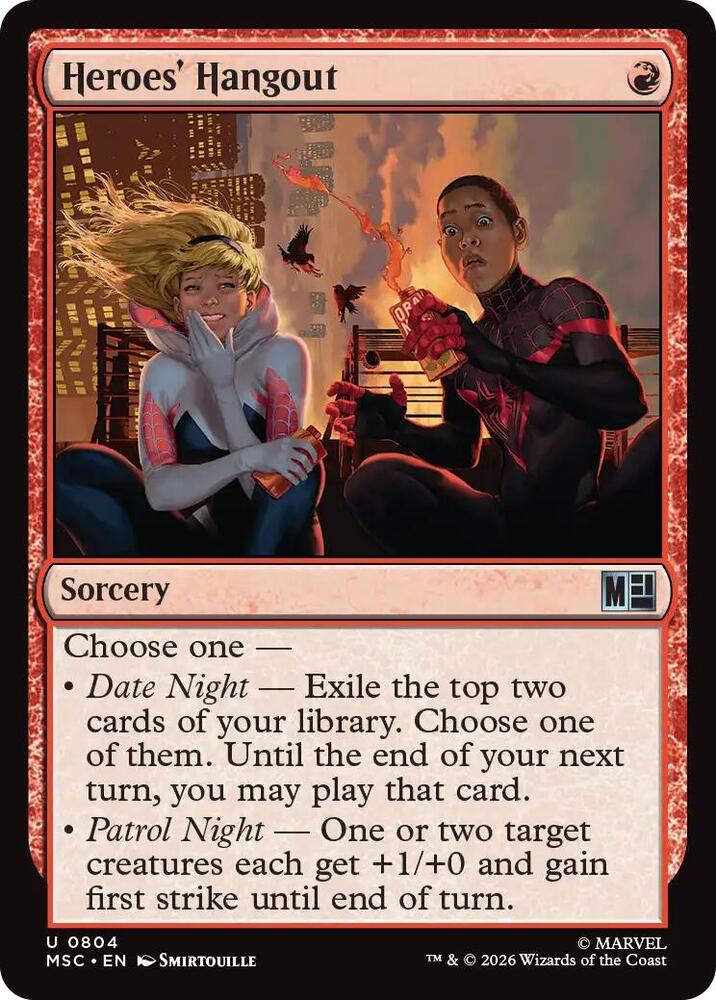 Heroes' Hangout 804 (Commander: Marvel Super Heroes)  - Foil