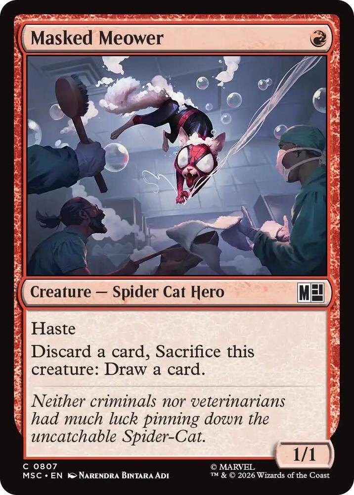 Masked Meower 807 (Commander: Marvel Super Heroes)  - Foil