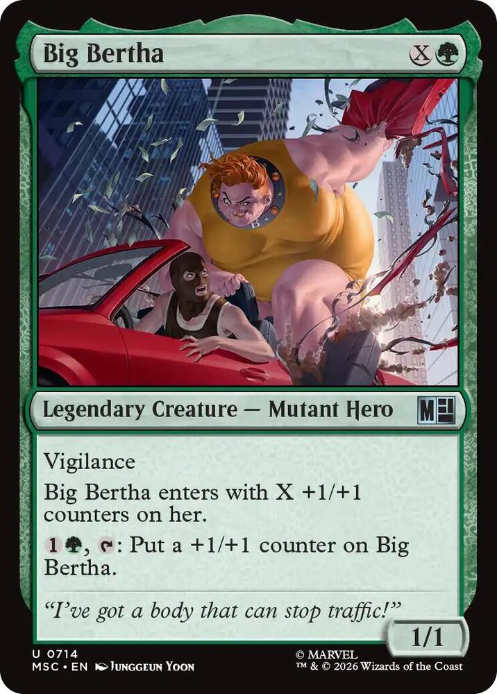 Big Bertha 714 (Commander: Marvel Super Heroes)  - Foil