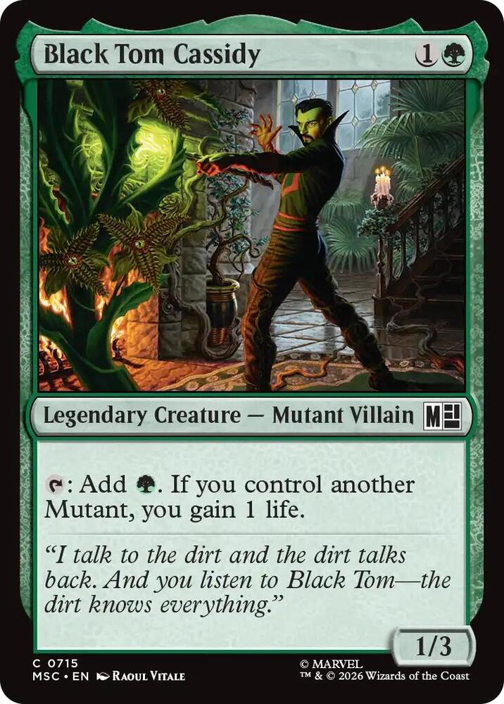 Black Tom Cassidy 715 (Commander: Marvel Super Heroes)  - Foil