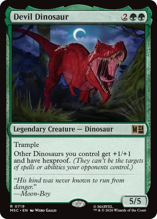 Devil Dinosaur 719 (Commander: Marvel Super Heroes)  - Foil