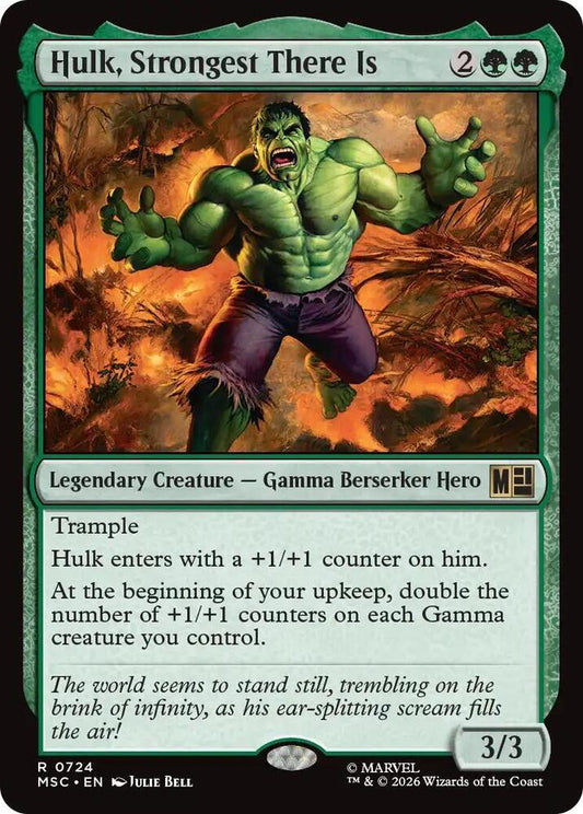 Hulk Strongest There Is 724 (Commander: Marvel Super Heroes) 