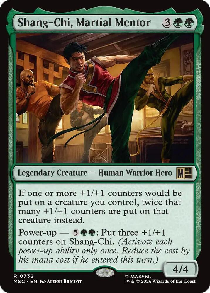 Shang-Chi, Martial Mentor 732 (Commander: Marvel Super Heroes)  - Foil