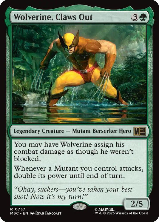 Wolverine, Claws Out 737 (Commander: Marvel Super Heroes) 