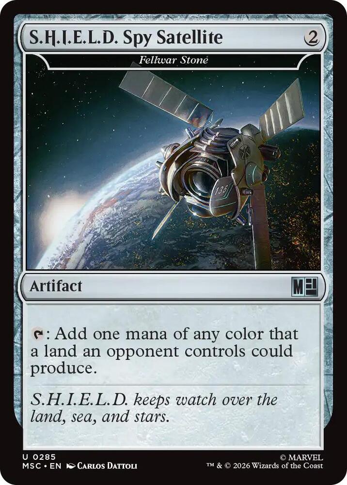 S.H.I.E.L.D. Spy Satellite // Fellwar Stone 285 (Commander: Marvel Super Heroes) 