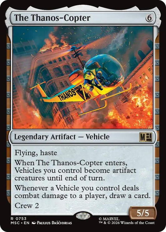 The Thanos-Copter 753 (Commander: Marvel Super Heroes)  - Foil
