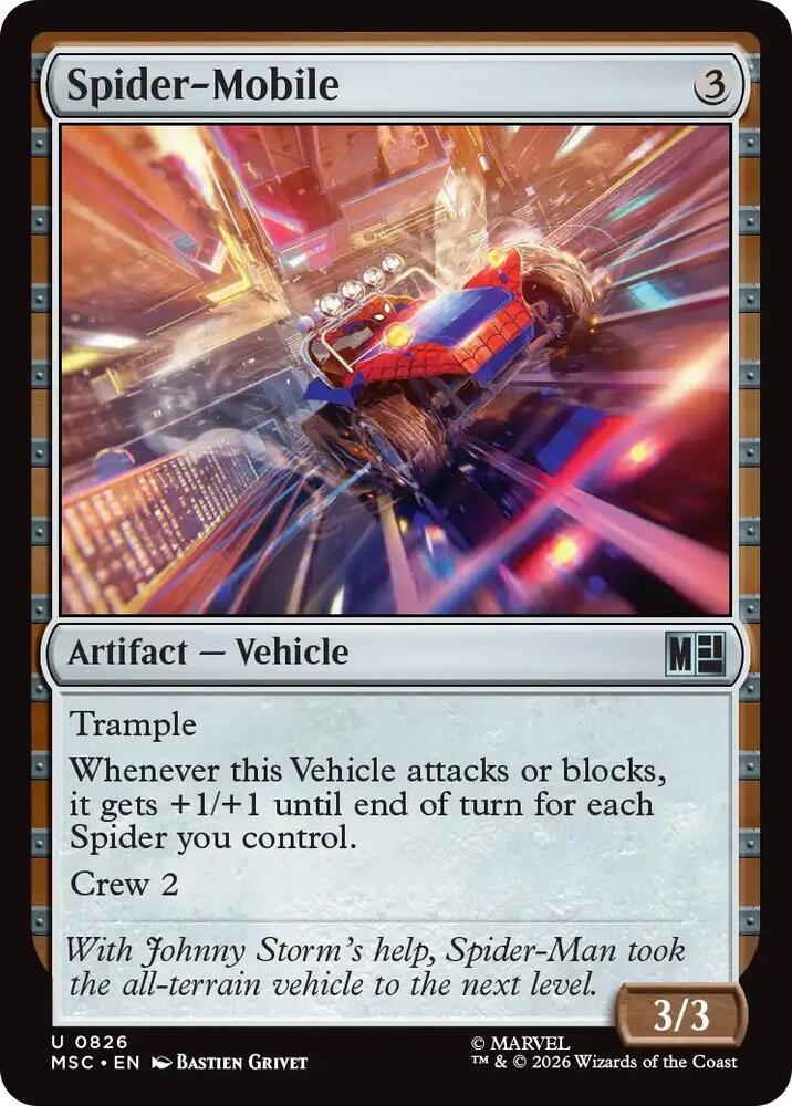Spider-Mobile 826 (Commander: Marvel Super Heroes)  - Foil