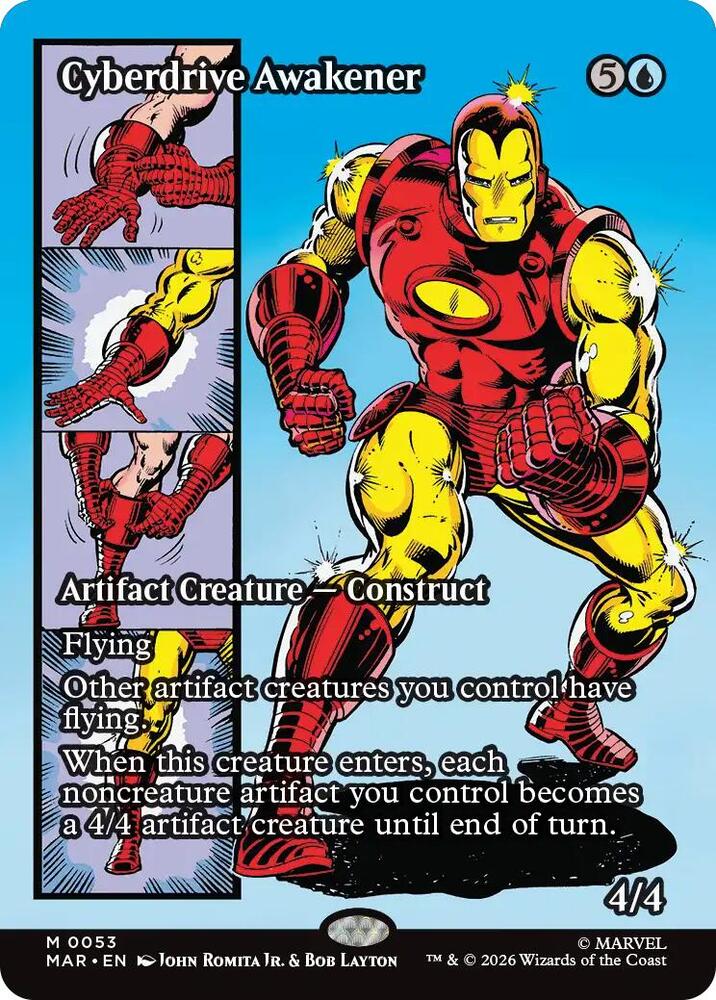 Cyberdrive Awakener 53 (Marvel Universe Eternal-Legal)  - Borderless Foil