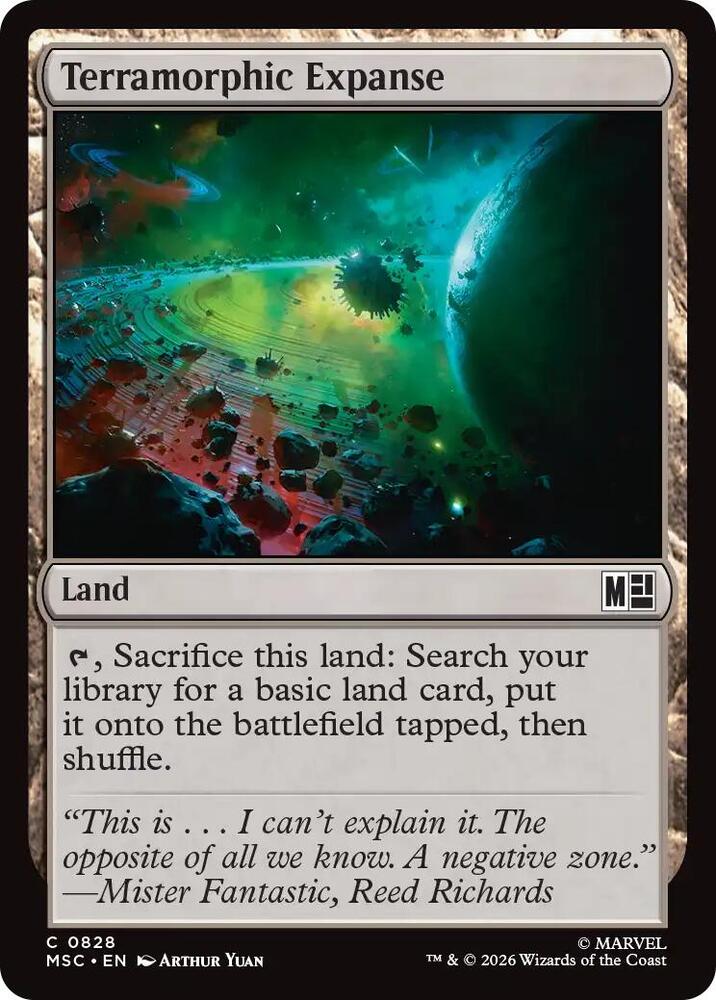 Terramorphic Expanse 828 (Commander: Marvel Super Heroes)  - Foil