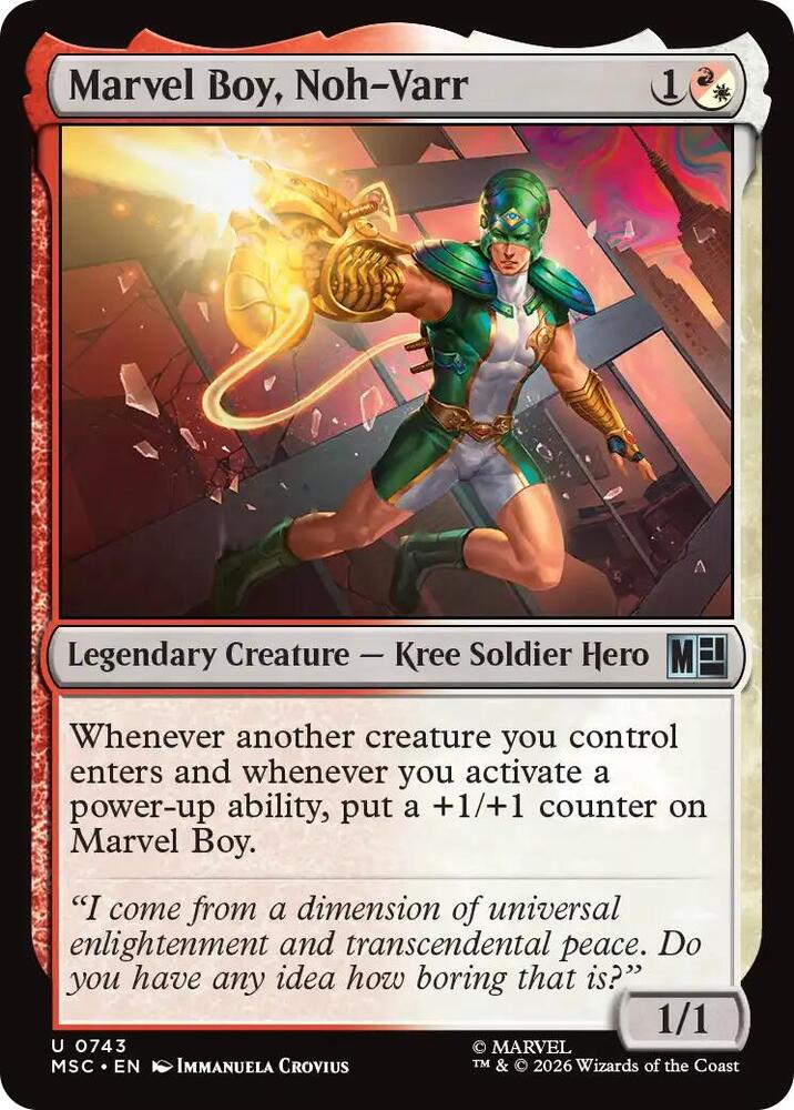 Marvel Boy, Noh-Varr 743 (Commander: Marvel Super Heroes)  - Foil
