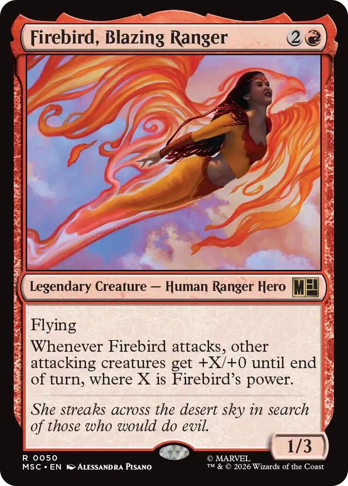 Firebird, Blazing Ranger 50 (Commander: Marvel Super Heroes) 