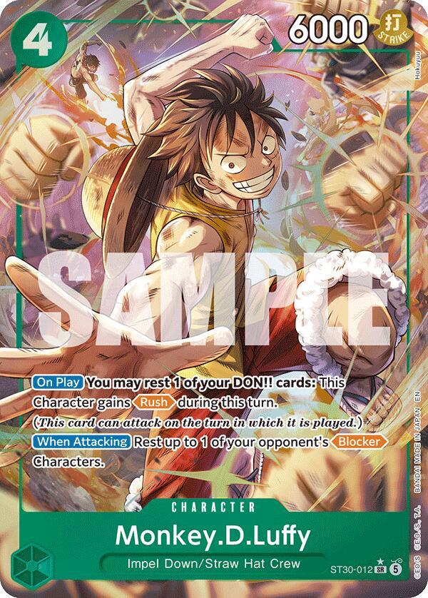 MonkeyDLuffy Parallel ST30-012 (Starter Deck EX: Luffy & Ace)  - Foil