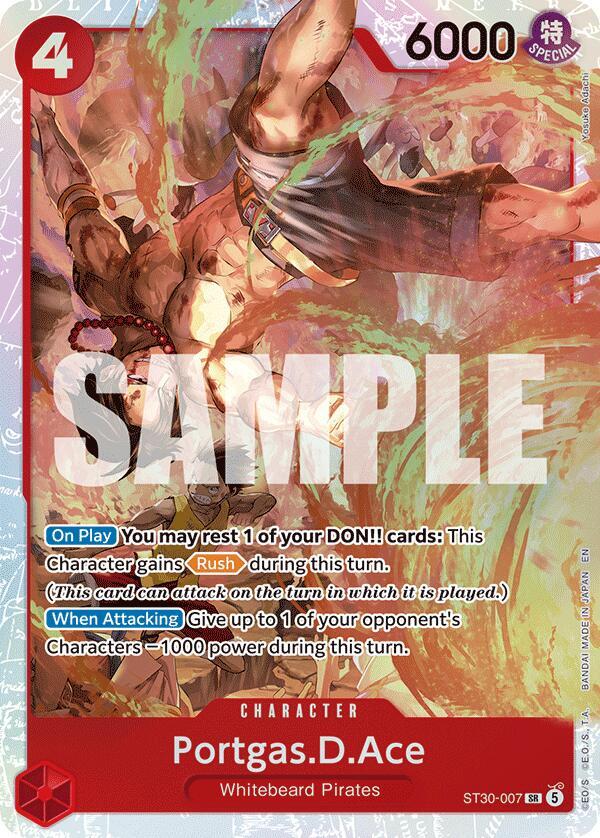 PortgasDAce 007 ST30-007 (Starter Deck EX: Luffy & Ace)  - Foil