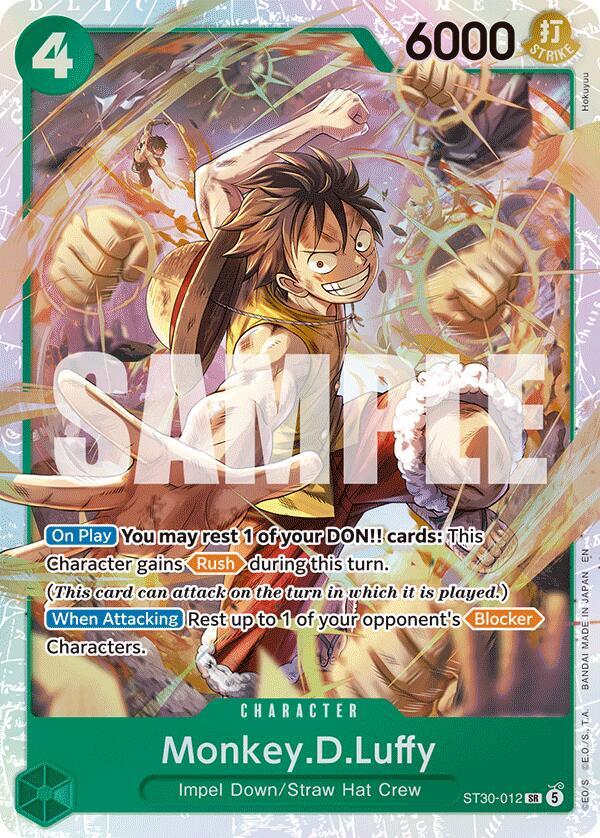 MonkeyDLuffy ST30-012 (Starter Deck EX: Luffy & Ace)  - Foil
