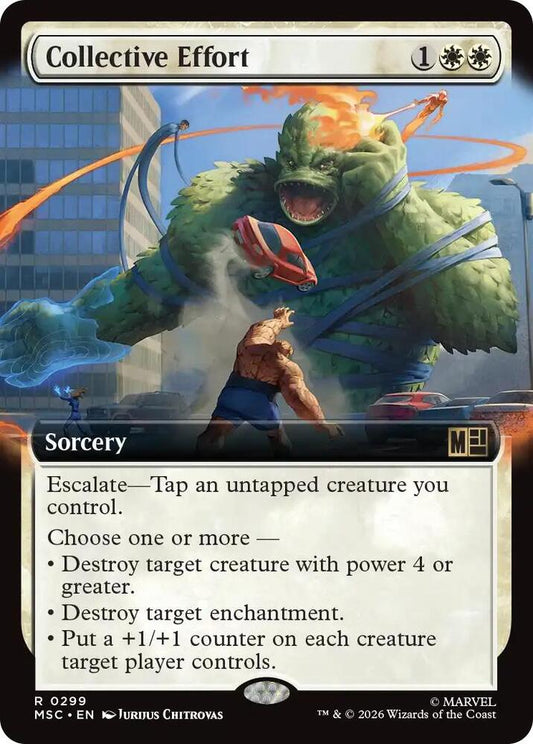 Collective Effort Extended Art 299 (Commander: Marvel Super Heroes)  - Extended Art