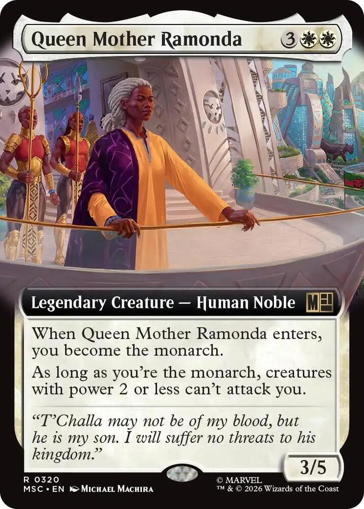 Queen Mother Ramonda Extended Art 320 (Commander: Marvel Super Heroes)  - Extended Art