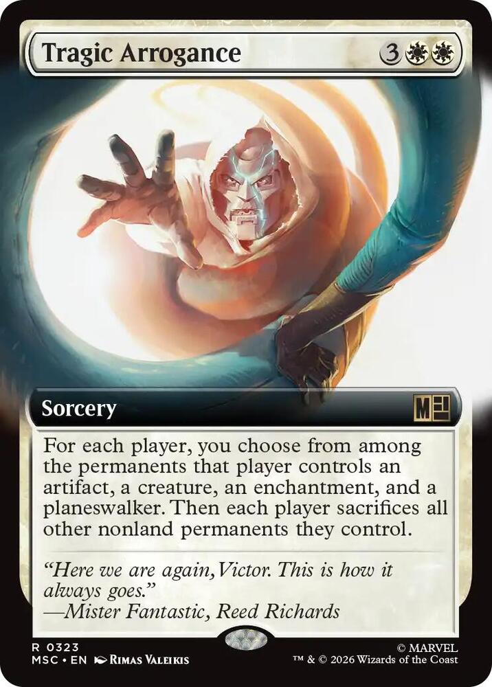 Tragic Arrogance Extended Art 323 (Commander: Marvel Super Heroes)  - Extended Art