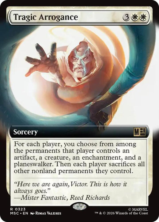 Tragic Arrogance Extended Art 323 (Commander: Marvel Super Heroes)  - Extended Art