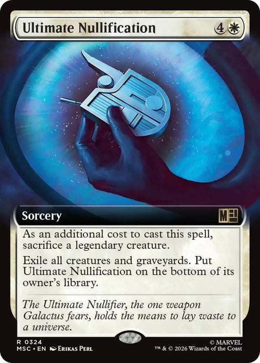 Ultimate Nullification Extended Art 324 (Commander: Marvel Super Heroes)  - Extended Art